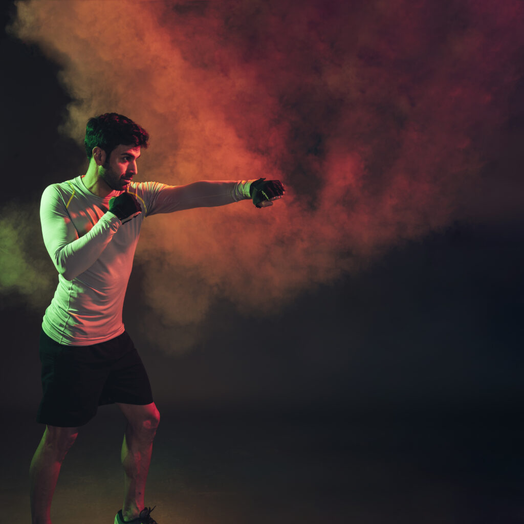 confident-boxer-dark-smoke-studio